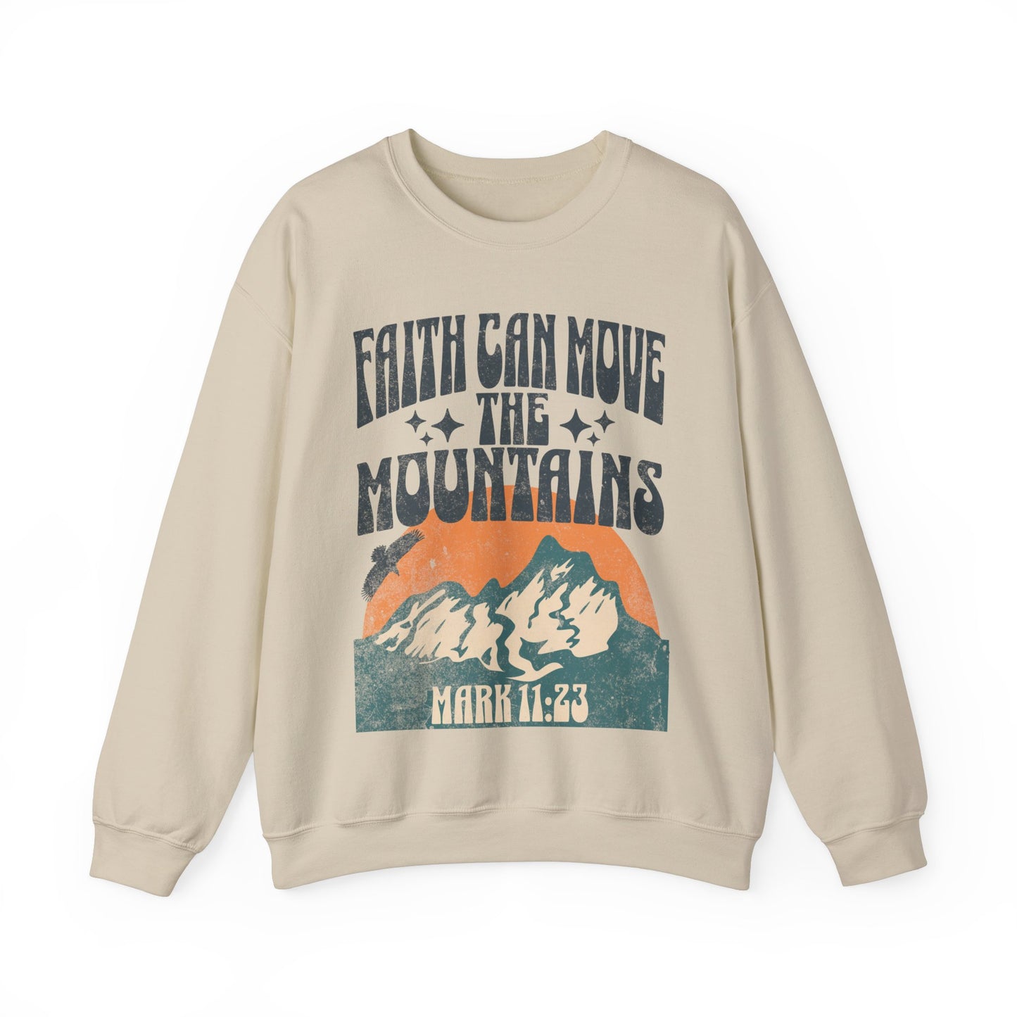 Faith Can Move Mountains Crewneck Sweatshirt