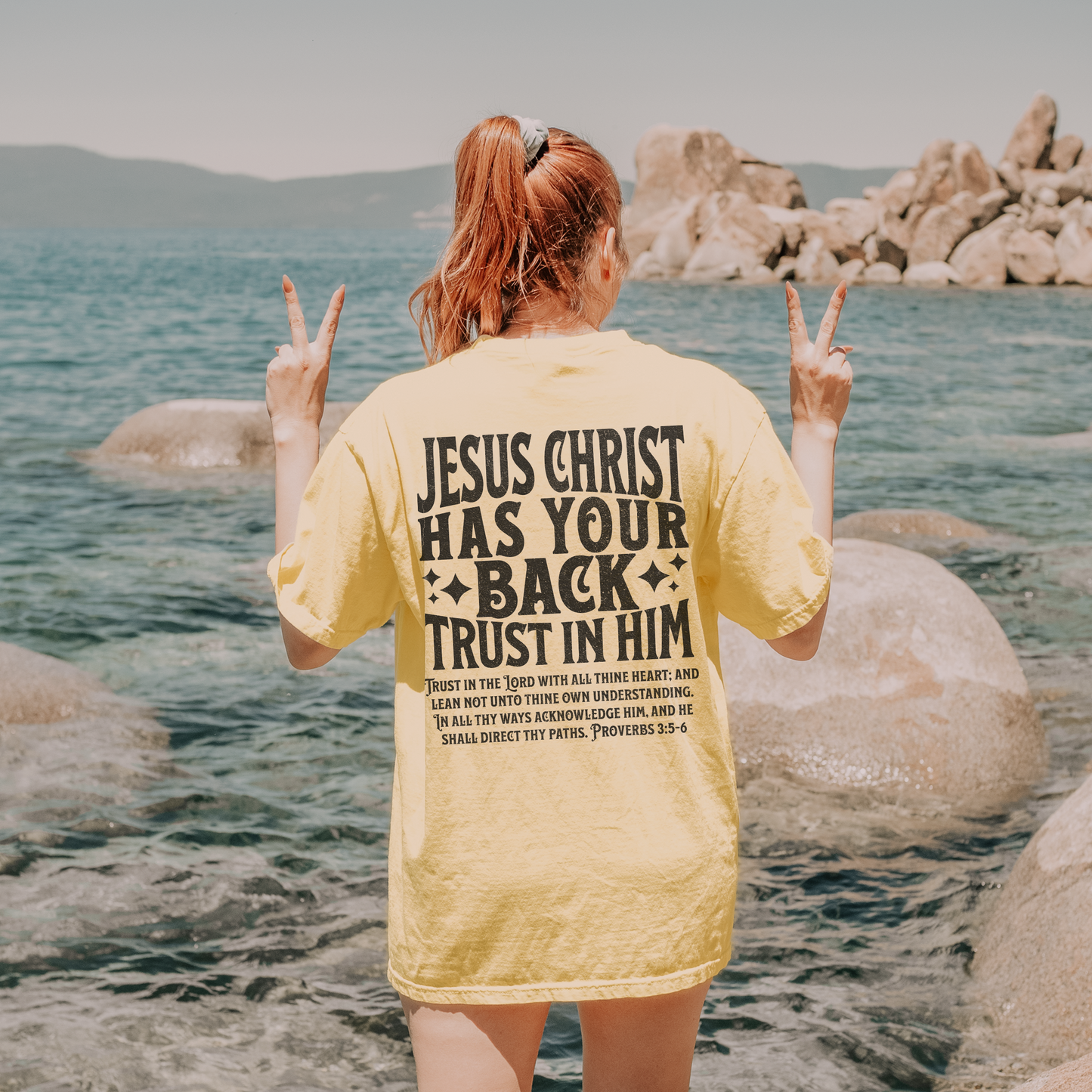 Jesus Has Your Back Unisex Tee