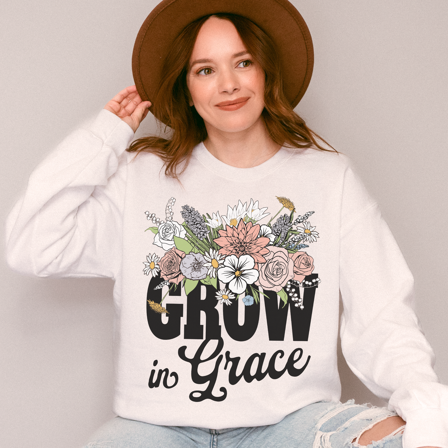 Grow In Grace Unisex Sweatshirt