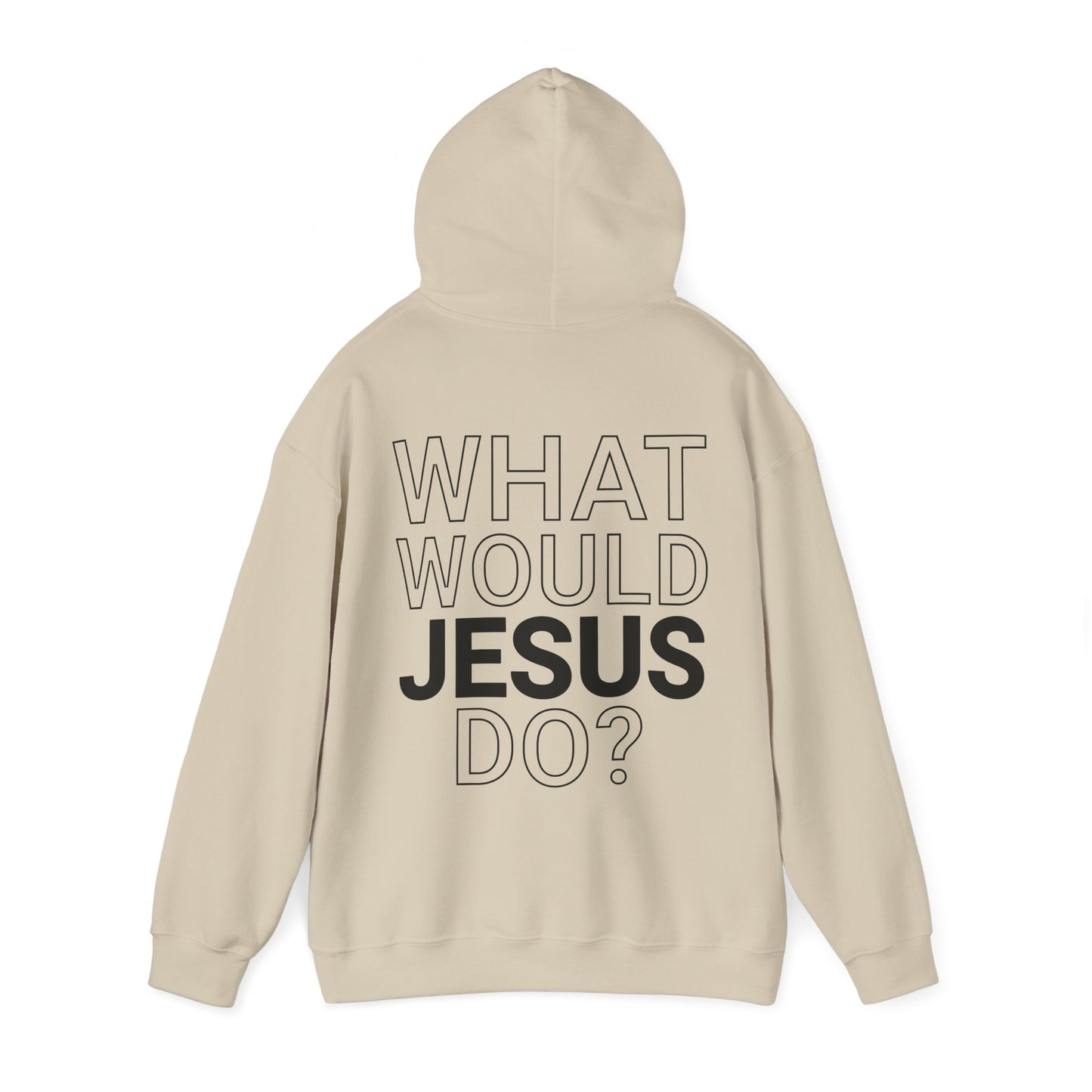 What Would Jesus Do Hoodie - Add Size chart