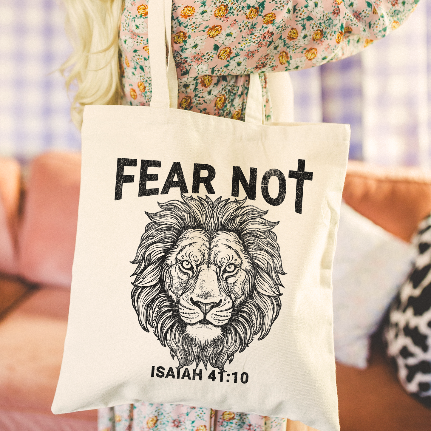 Fear Not Christian Tote Bag