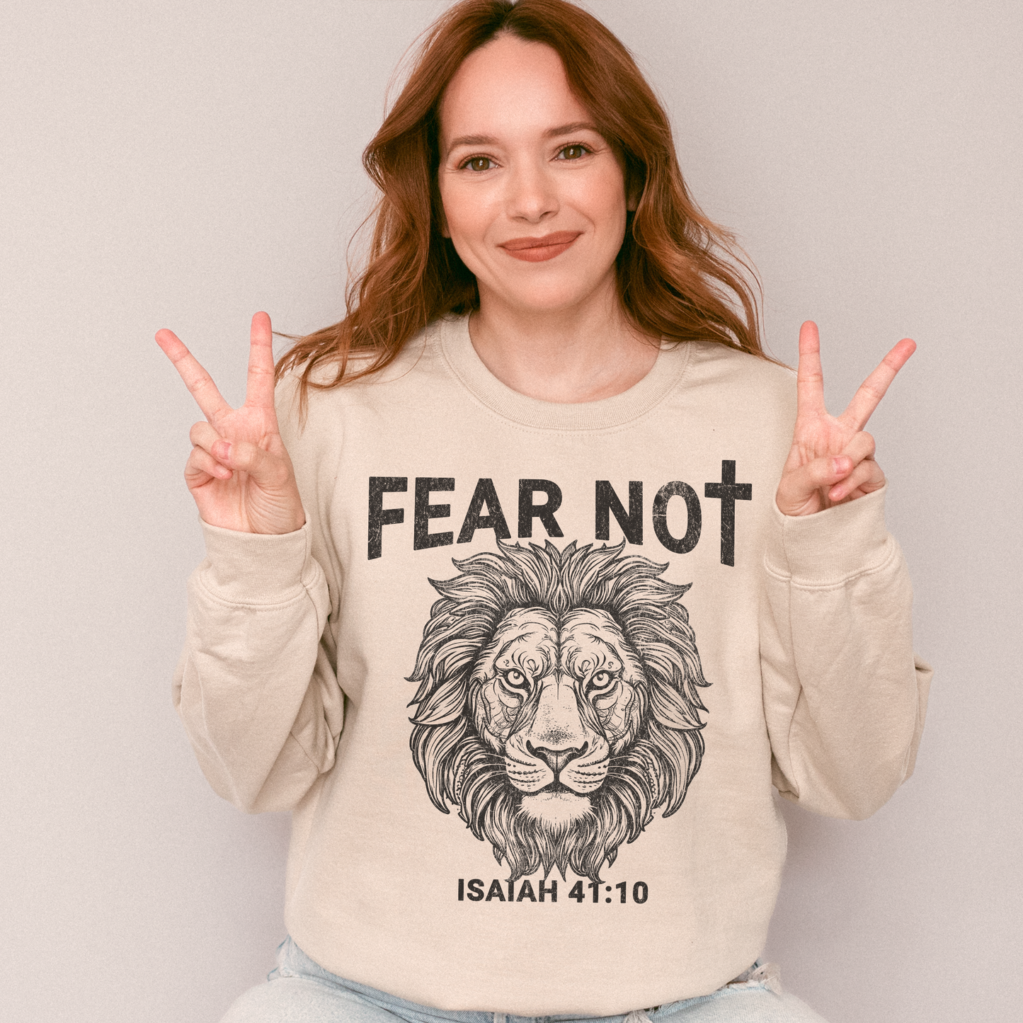 Fear Not Unisex Crewneck Sweatshirt