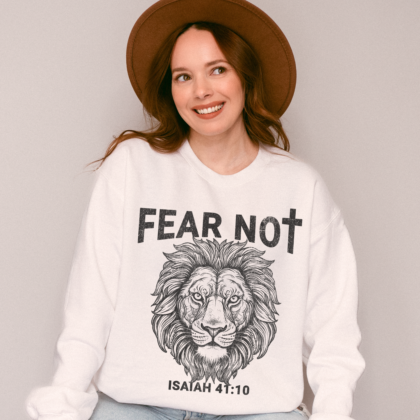 Fear Not Unisex Crewneck Sweatshirt