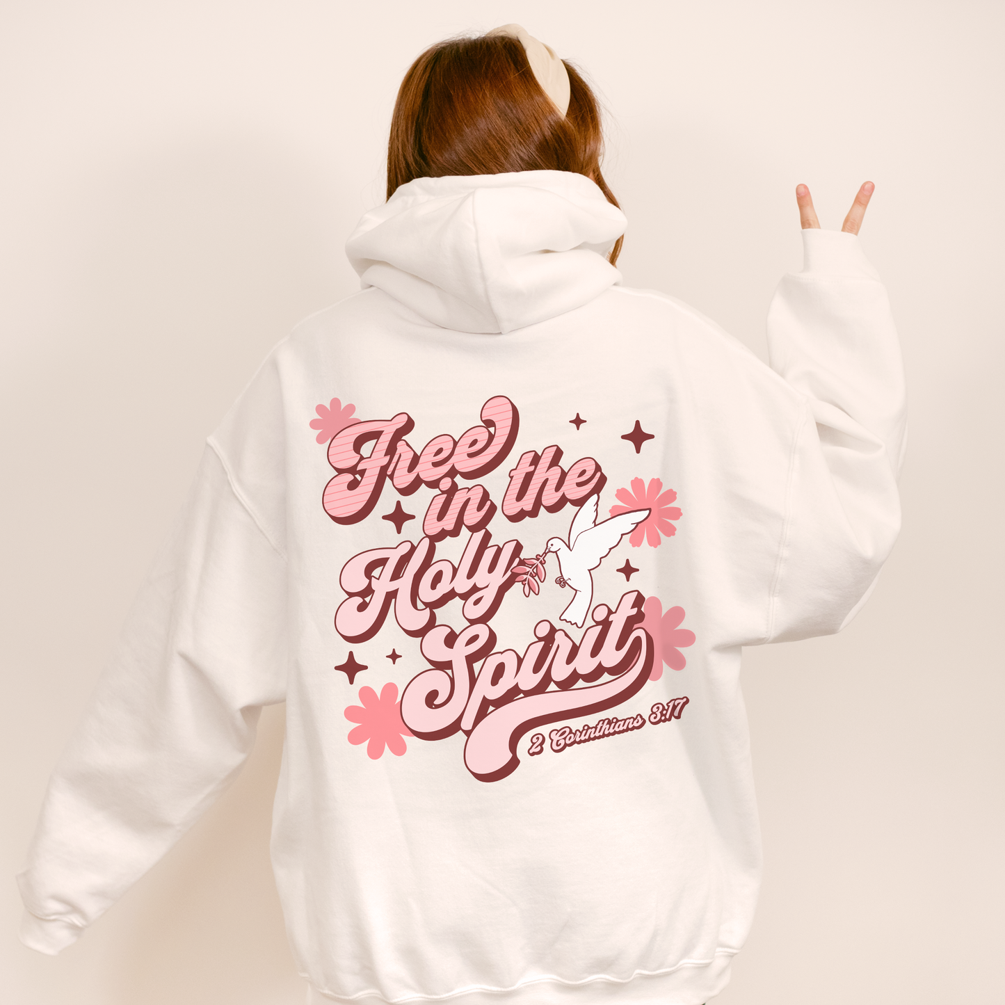 Free In The Holy Spirit Hooded Sweatshirt