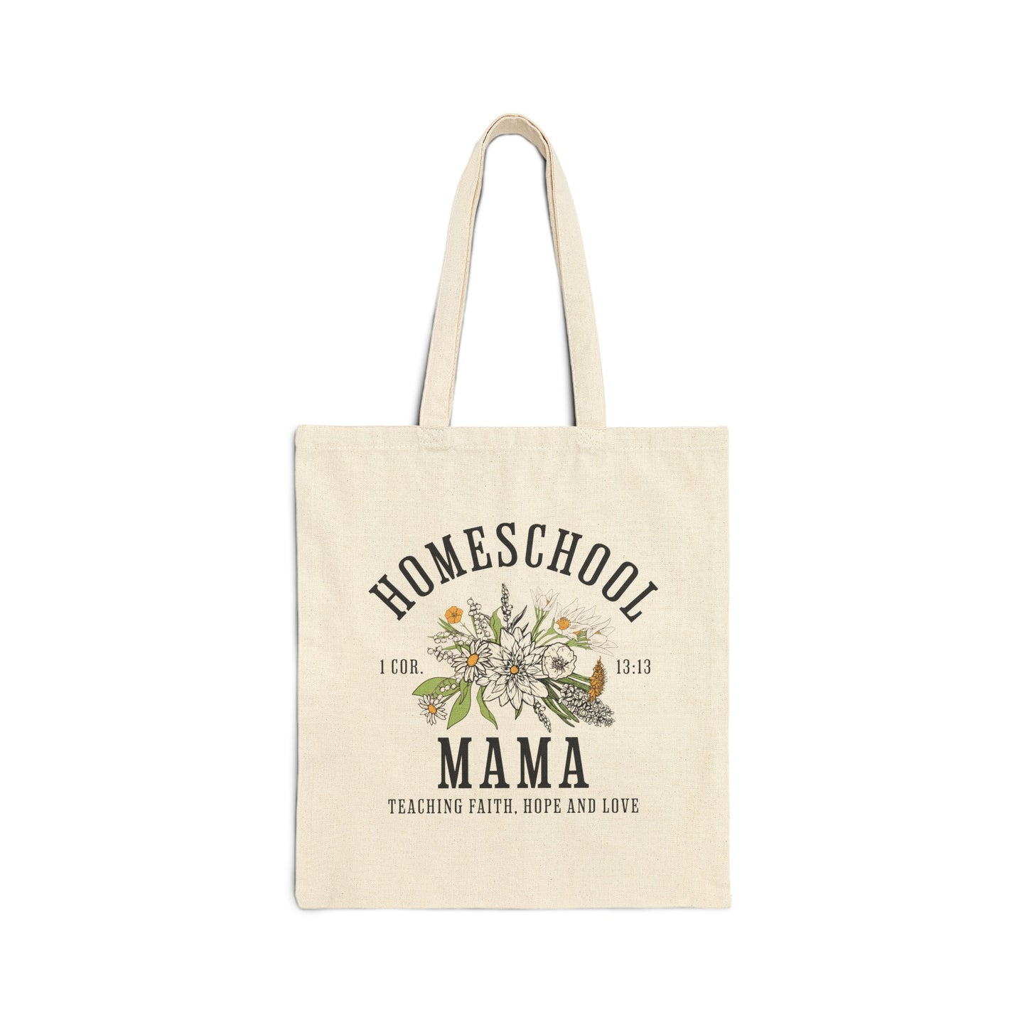 Homeschool Mama Christian Tote Bag