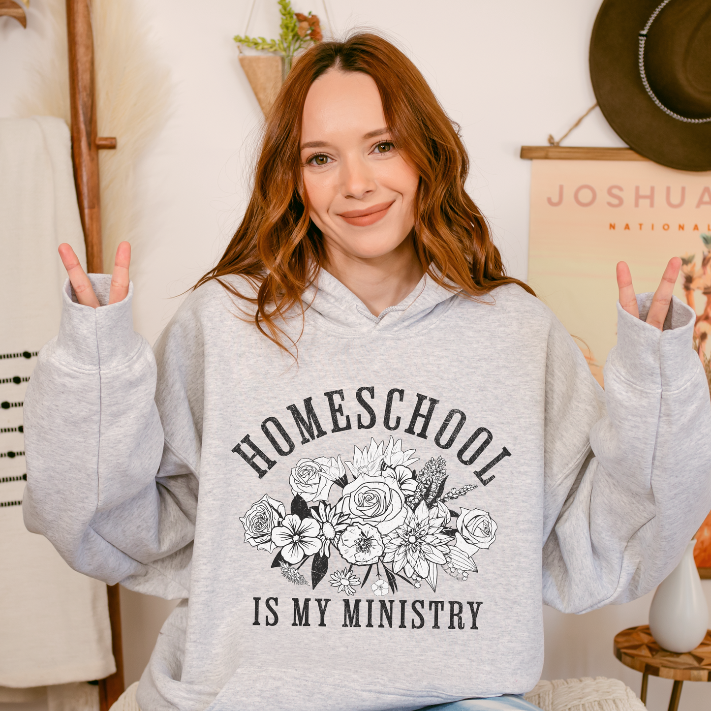 Homeschool Is My Ministry Unisex Hooded Sweatshirt