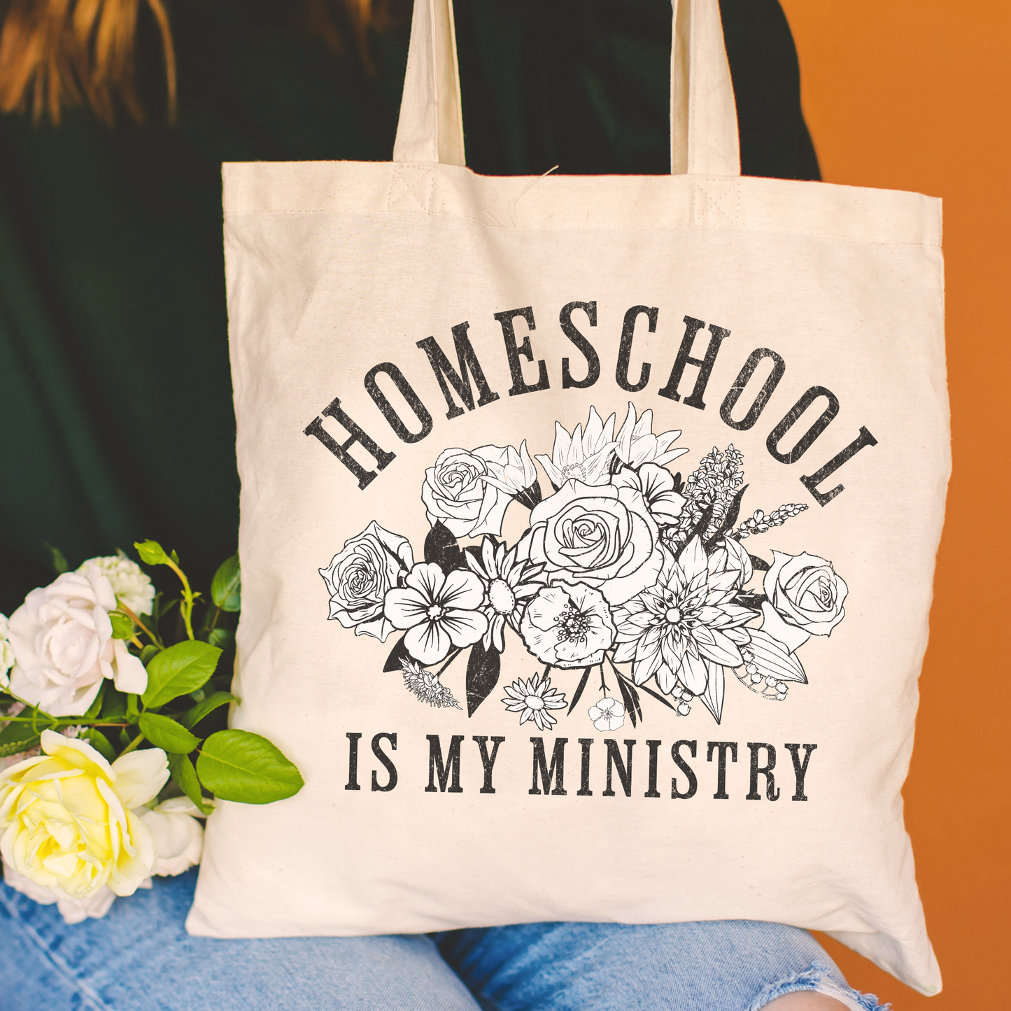 Homeschool Is My Ministry Christian Tote Bag