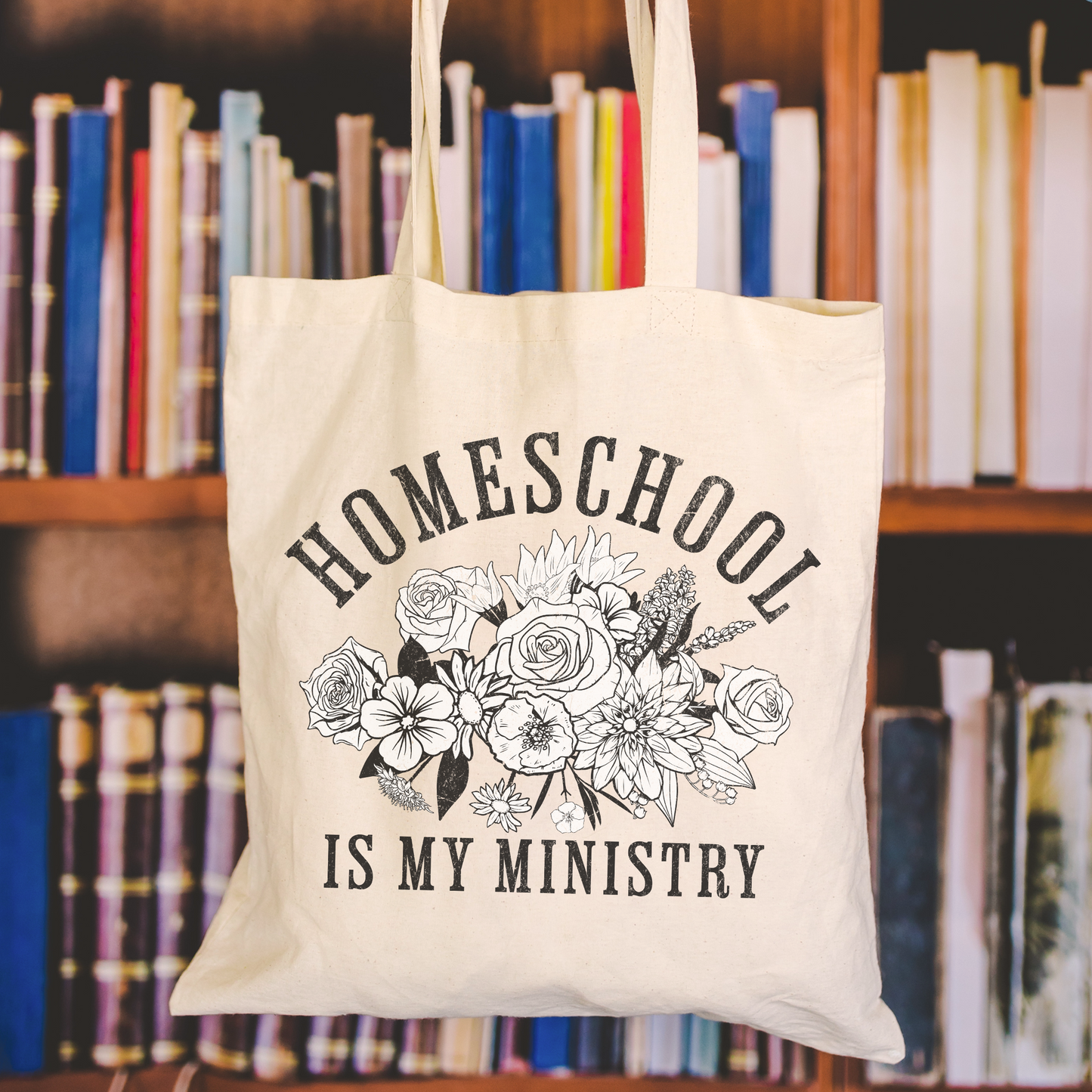 Homeschool Is My Ministry Christian Tote Bag