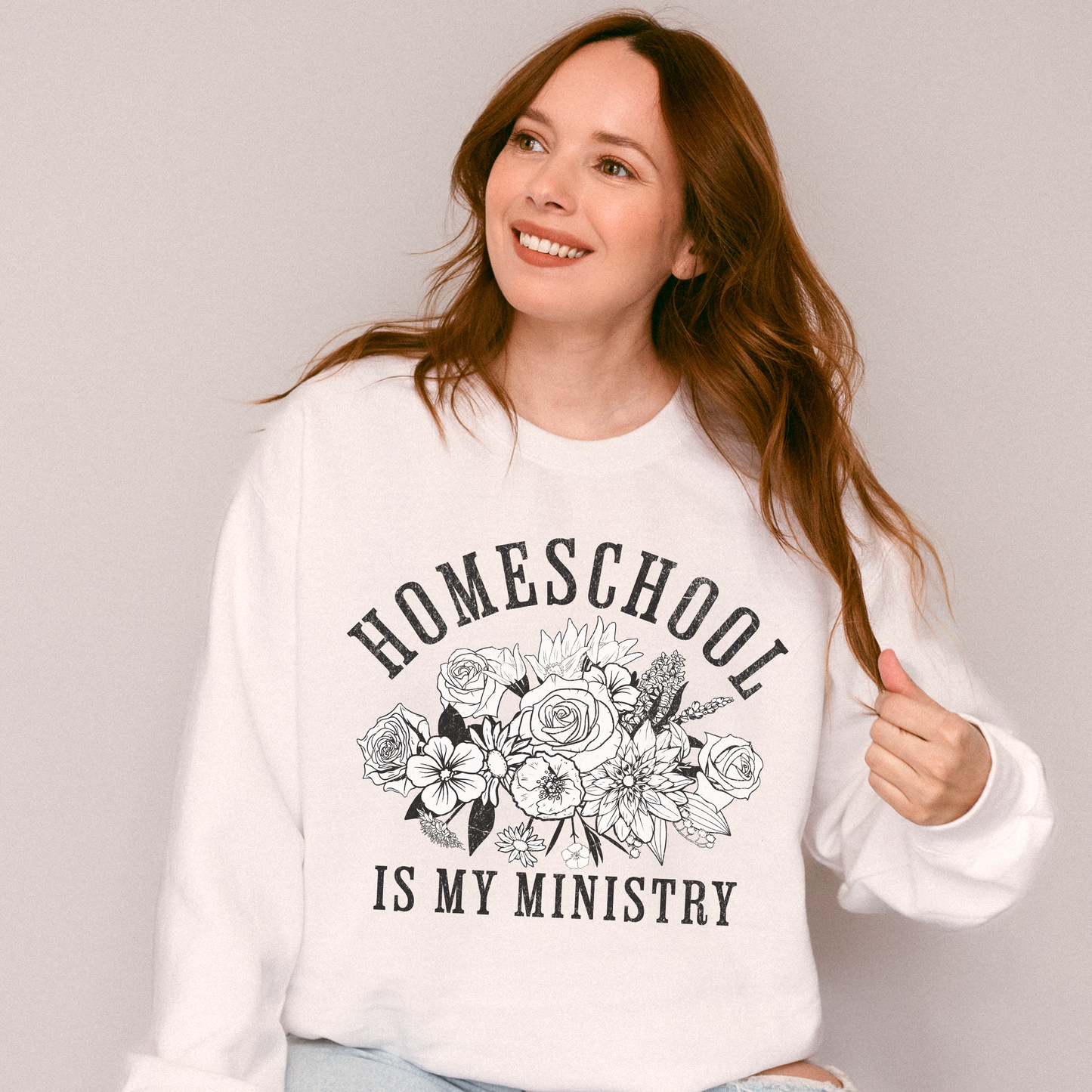 Homeschool Is My Ministry Unisex Crewneck Sweatshirt