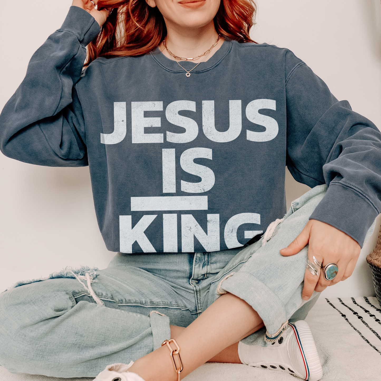 Jesus Is King Unisex Sweatshirt