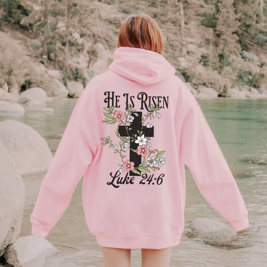 He Is Risen Unisex Hoodie Sweatshirt