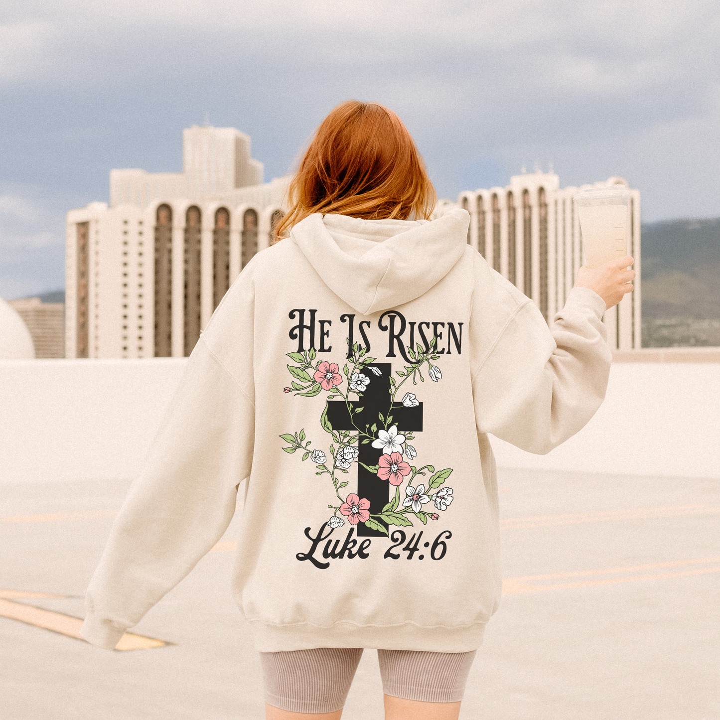 He Is Risen Unisex Hoodie Sweatshirt