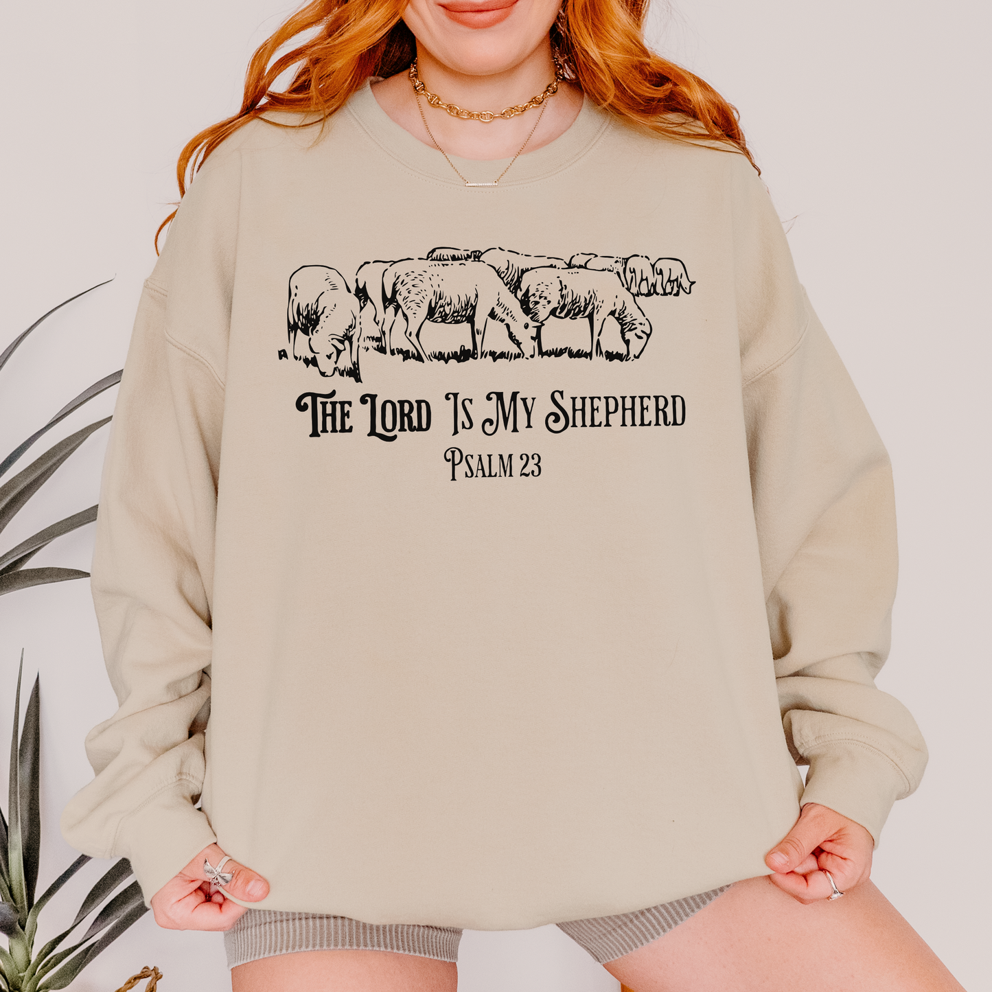 Psalm 23 Christian Crewneck Sweatshirt