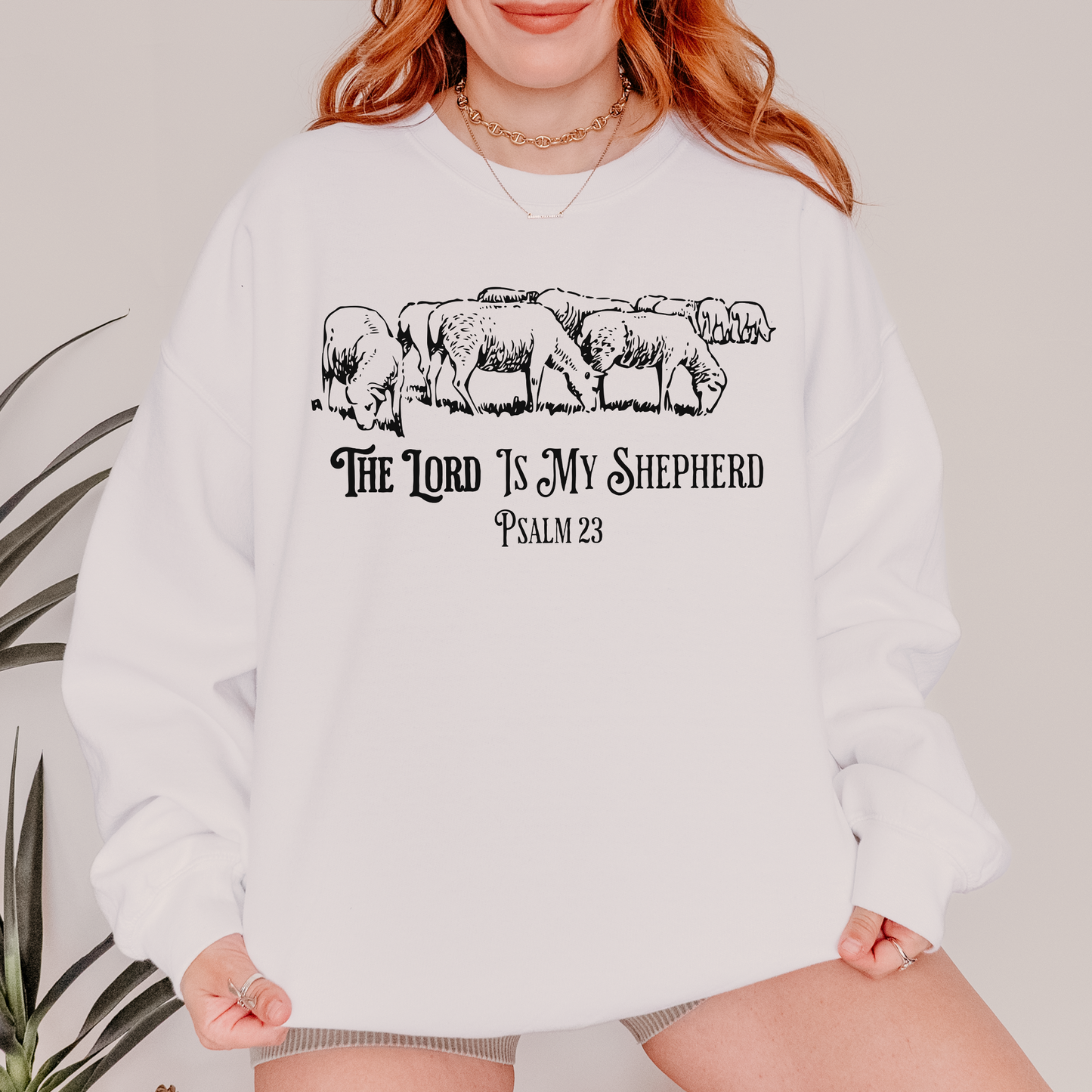 Psalm 23 Christian Crewneck Sweatshirt