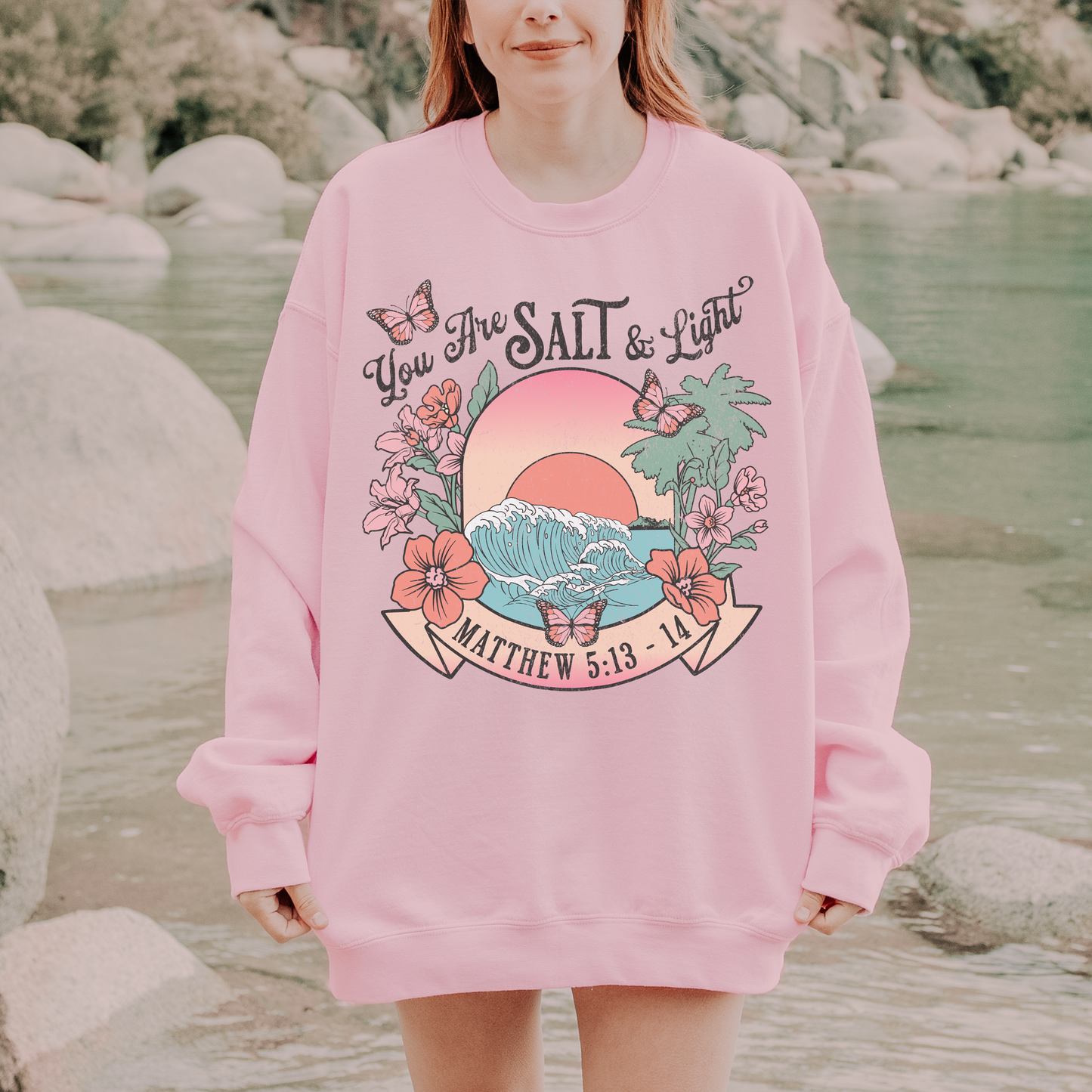 Salt and Light Unisex Crewneck Sweatshirt