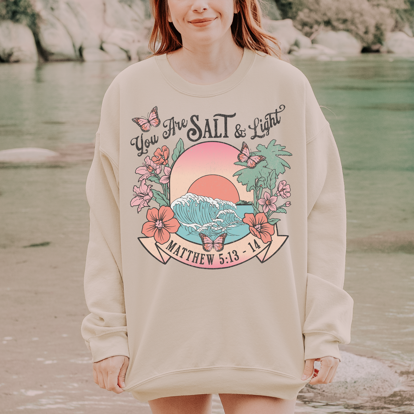 Salt and Light Unisex Crewneck Sweatshirt