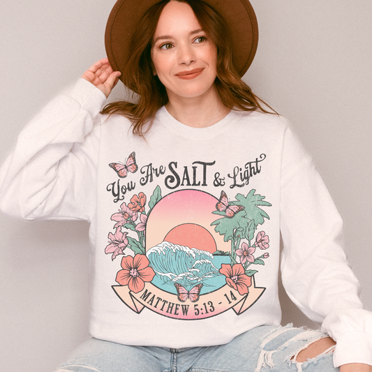 Salt and Light Unisex Crewneck Sweatshirt