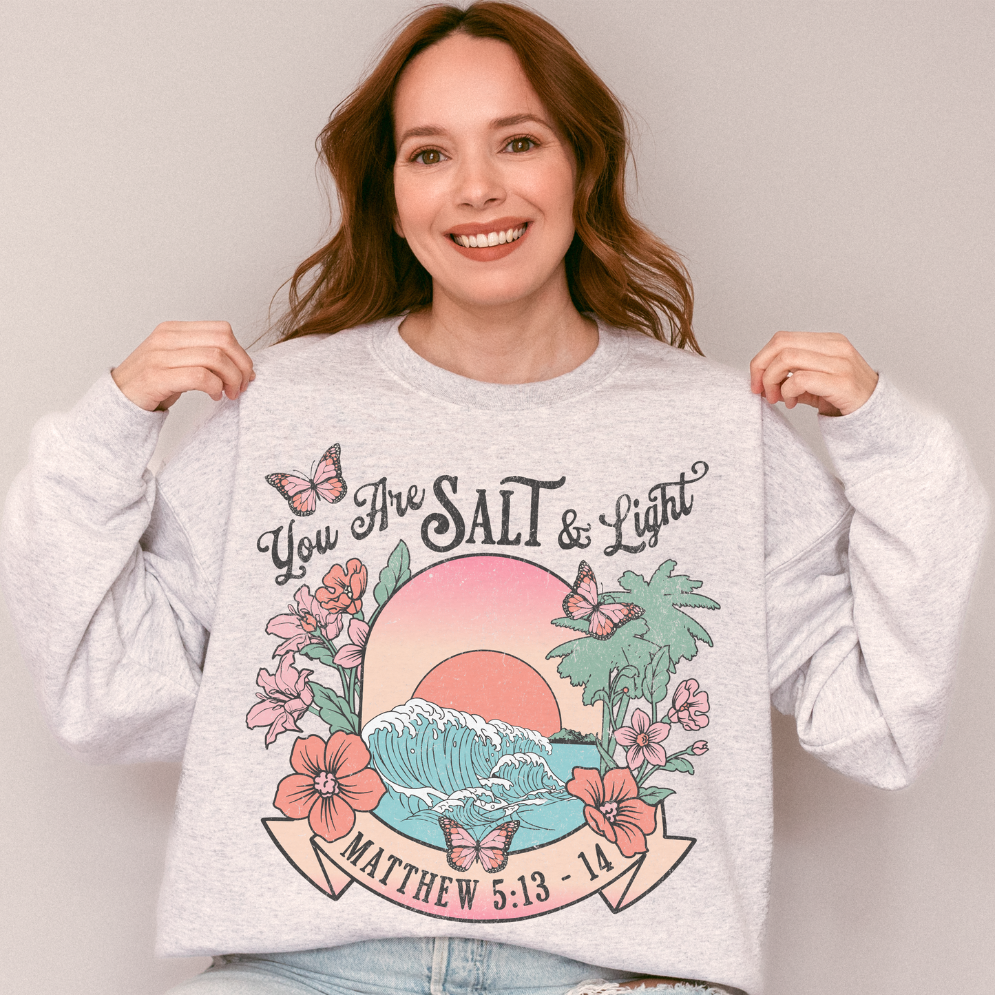 Salt and Light Unisex Crewneck Sweatshirt