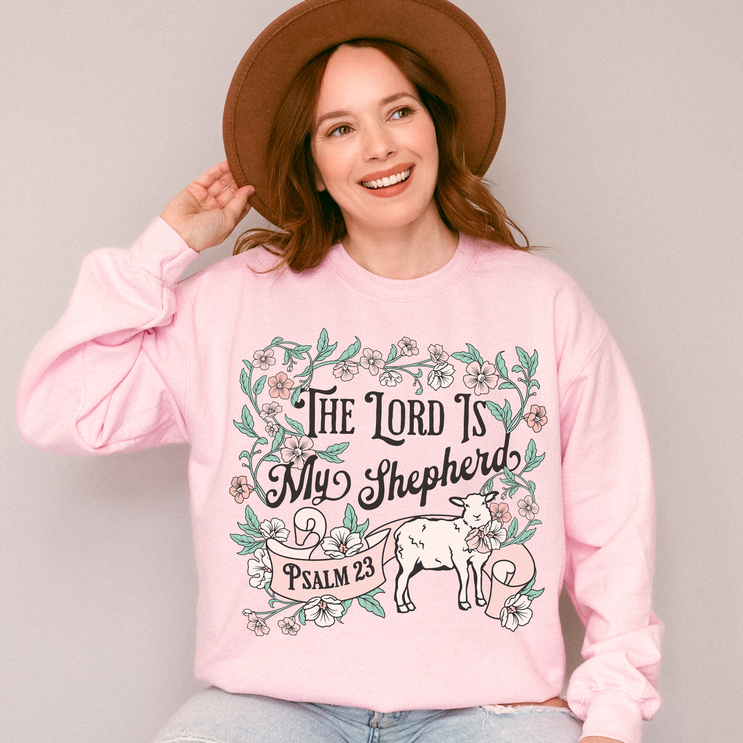 The Lord Is My Shepherd Crewneck Sweatshirt