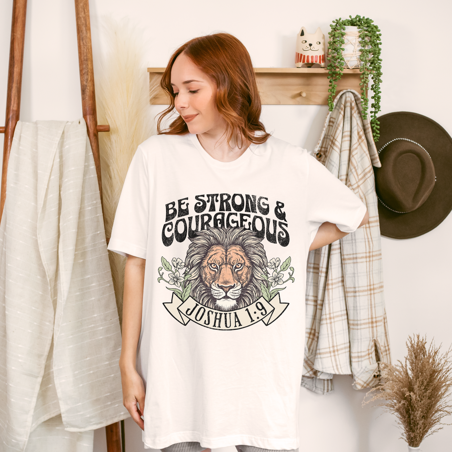 Strong And Courageous Unisex Tee