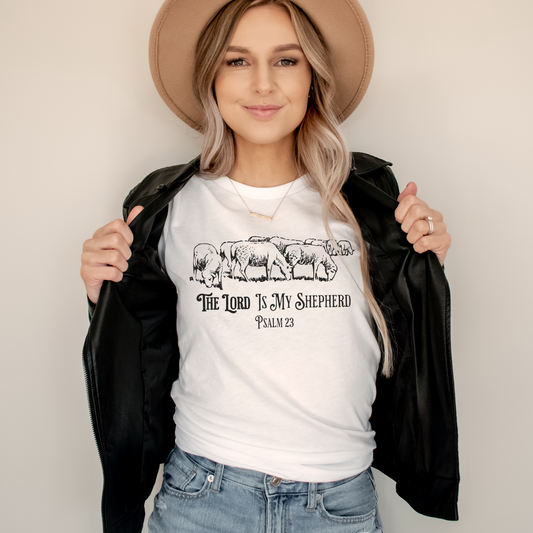 The Lord Is My Shepherd Christian Tee