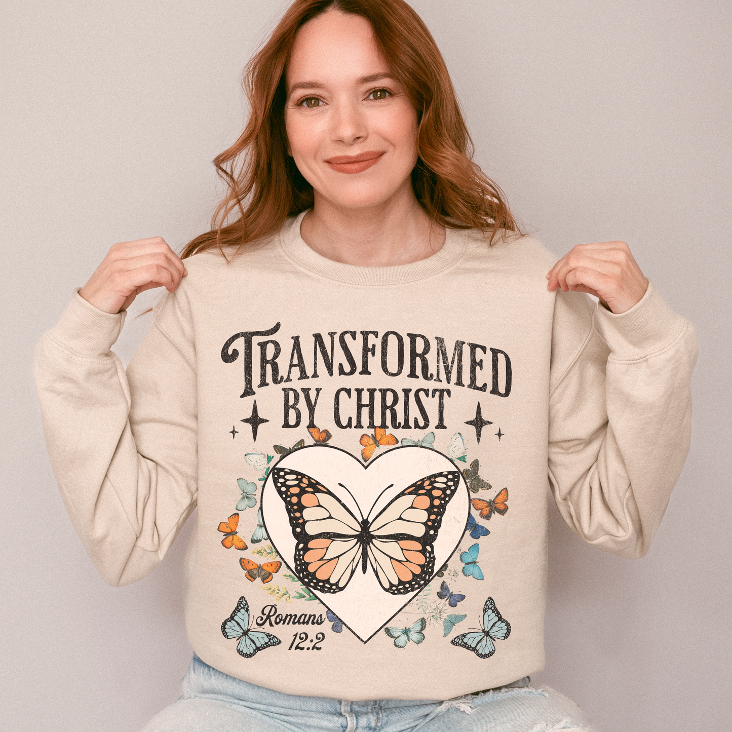 Transformed By Christ Crewneck Sweatshirt