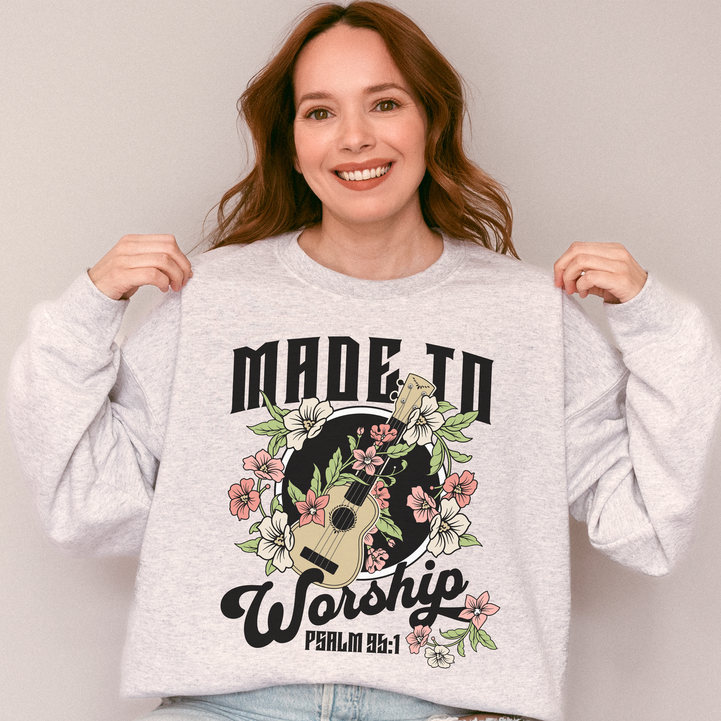 Made To Worship Unisex Crewneck Sweatshirt