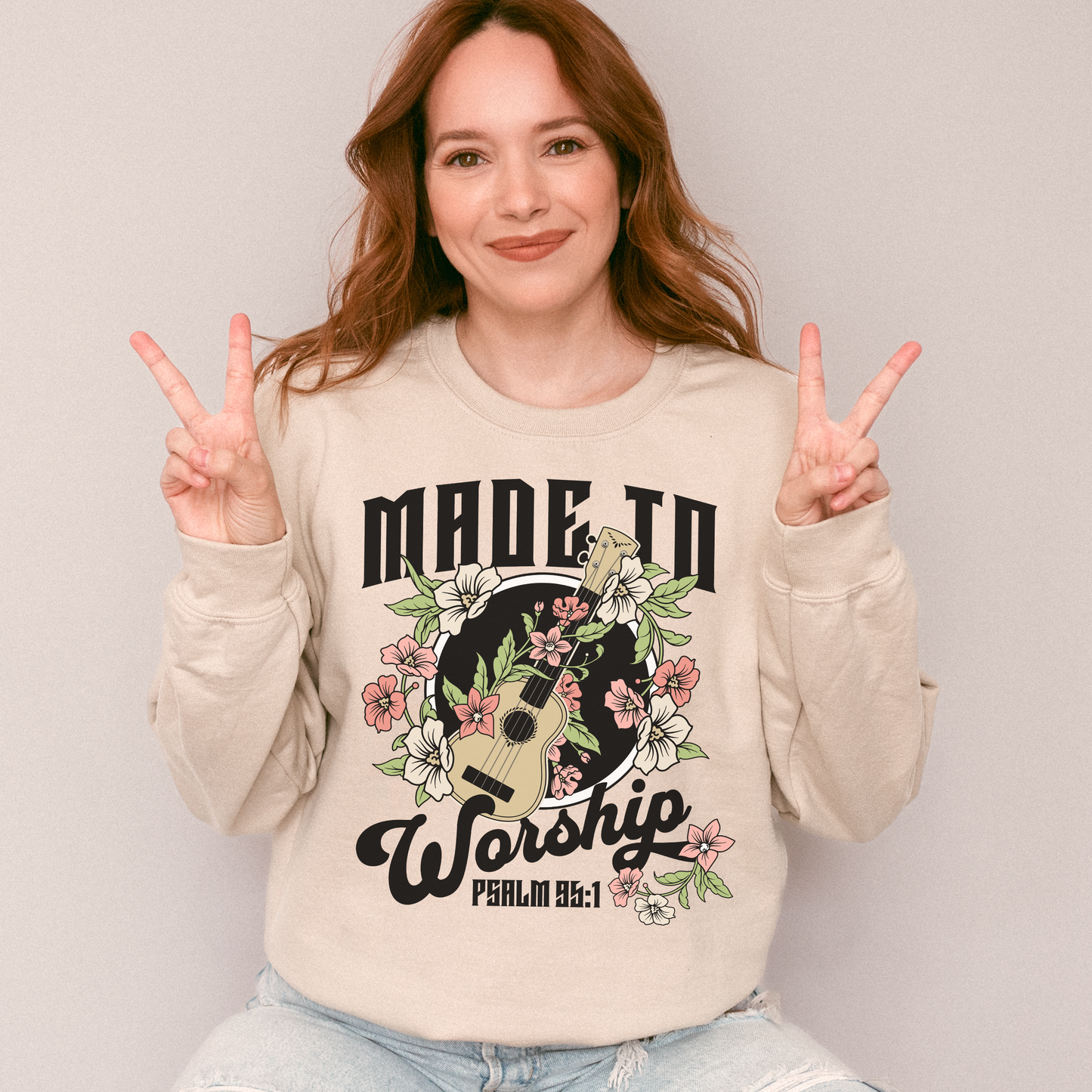 Made To Worship Unisex Crewneck Sweatshirt