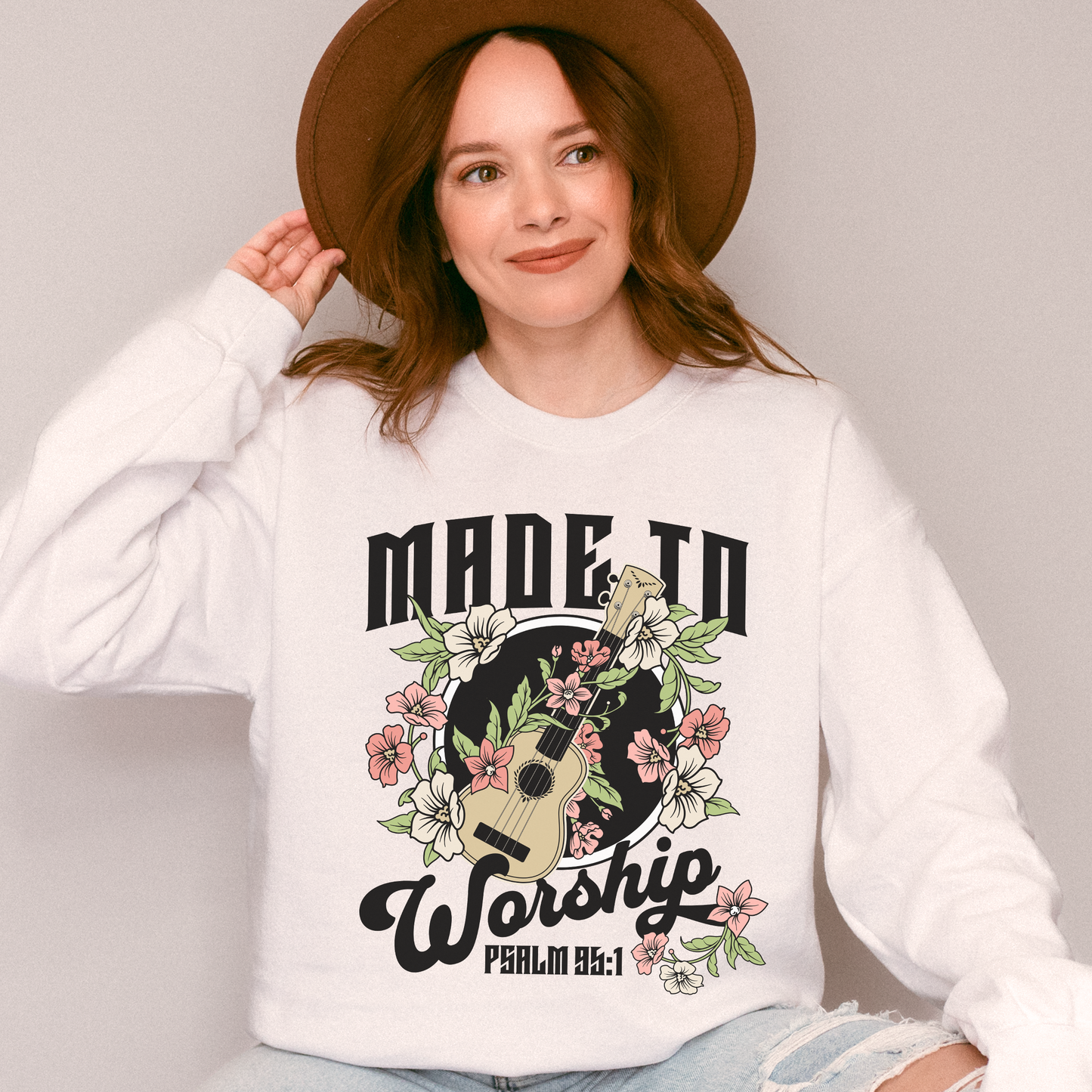 Made To Worship Unisex Crewneck Sweatshirt