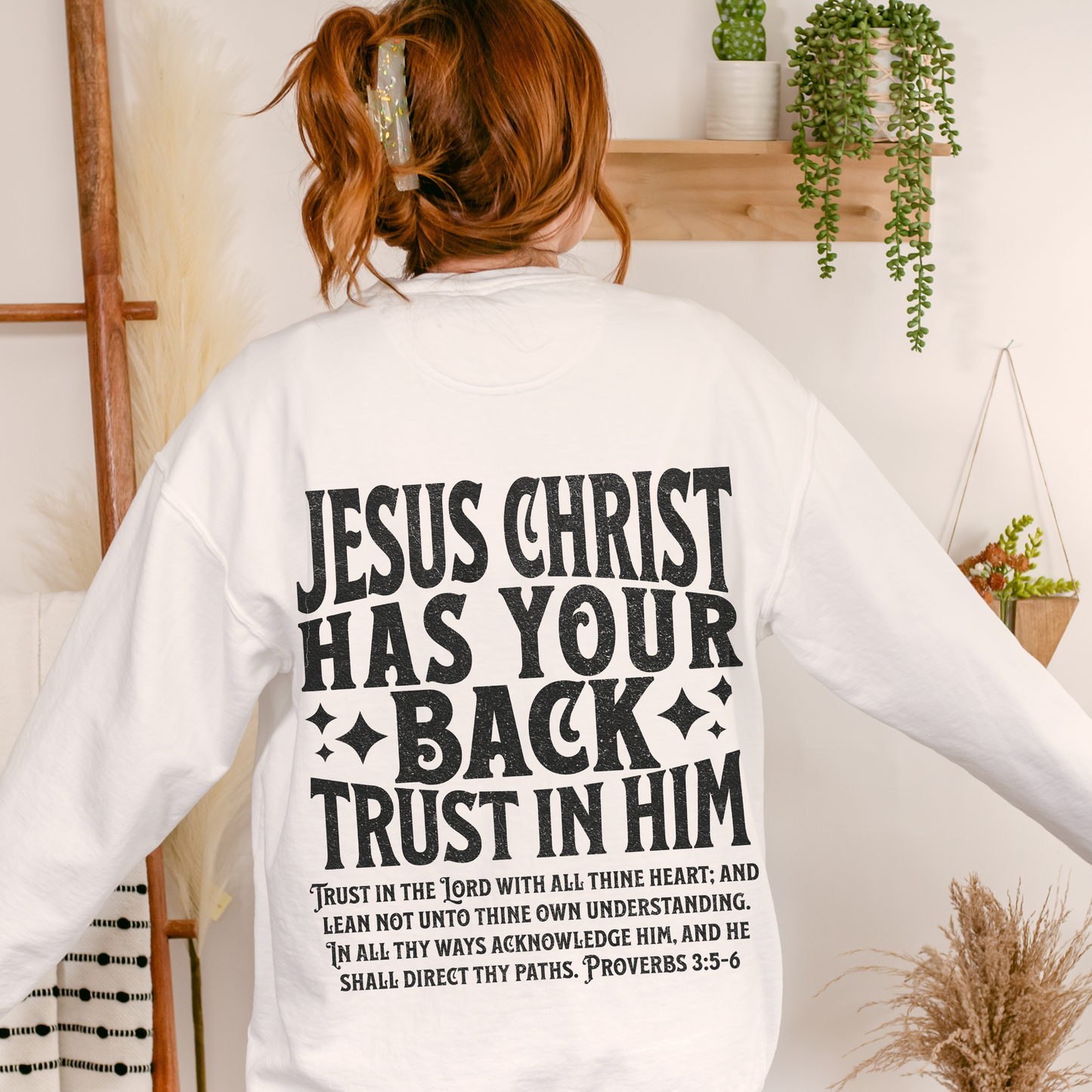 Jesus Has Your Back Unisex Sweatshirt