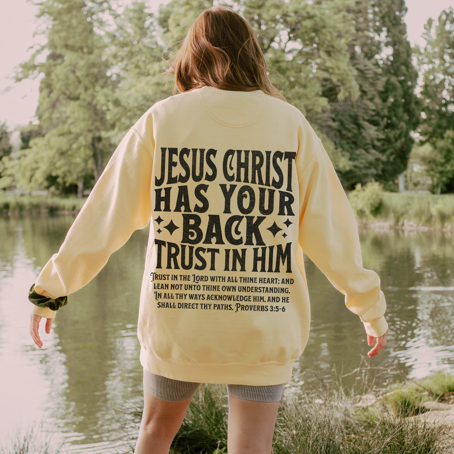 Jesus Has Your Back Unisex Sweatshirt