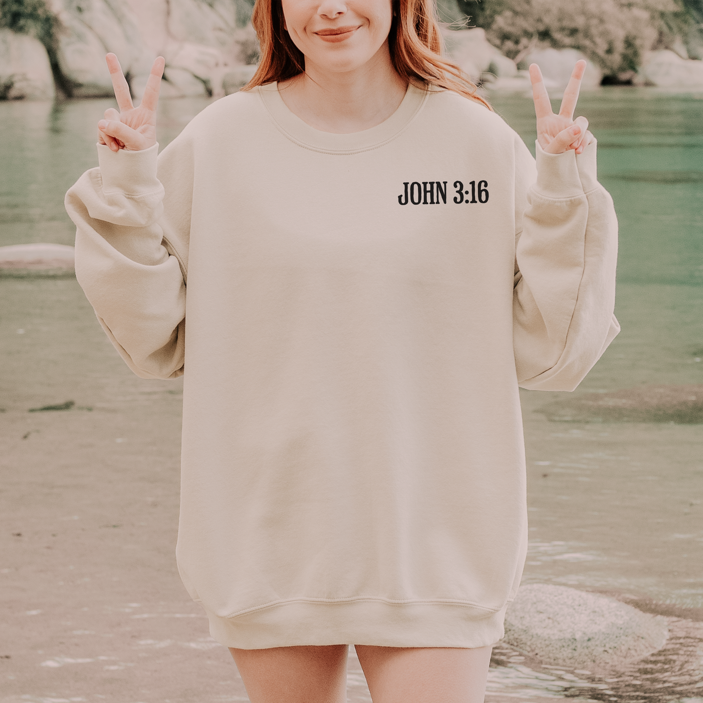 Saved And Loved Unisex Crewneck Sweatshirt