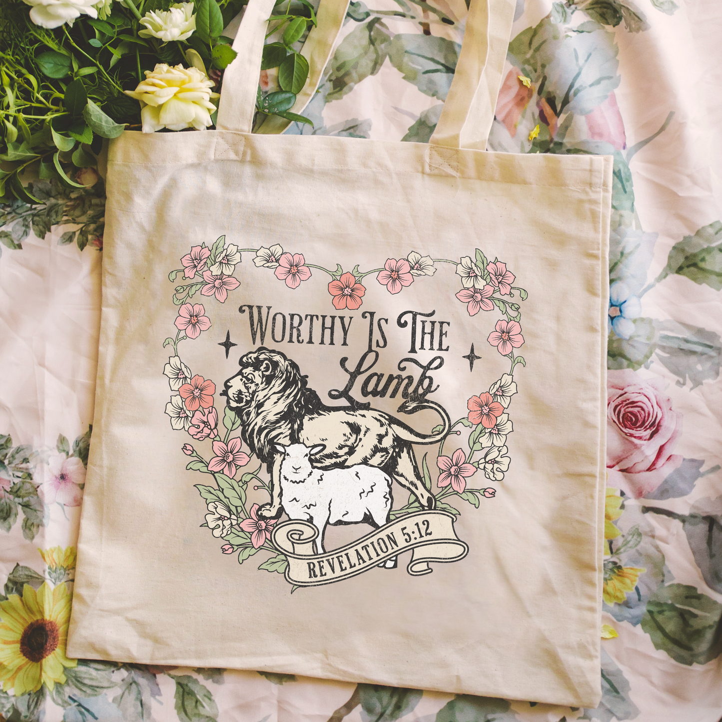 Worthy Is The Lamb Tote Bag